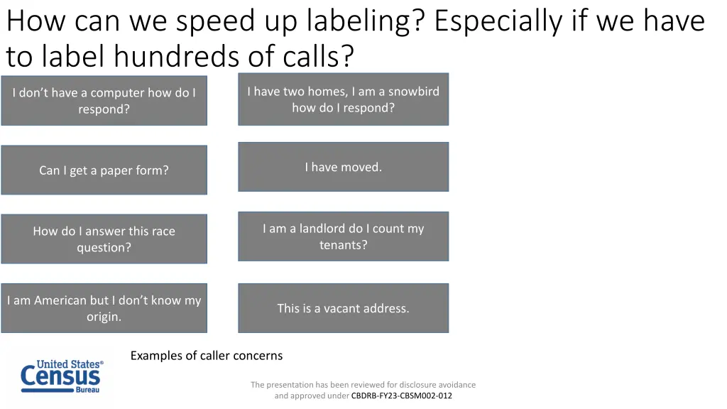 how can we speed up labeling especially