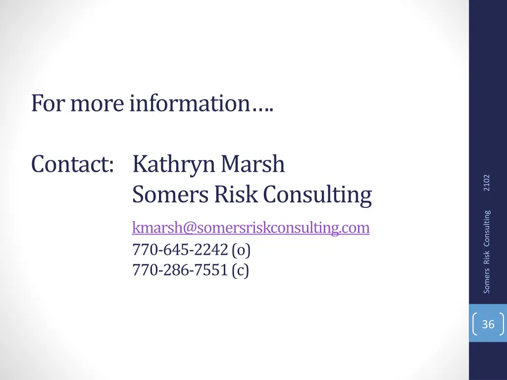 for more information