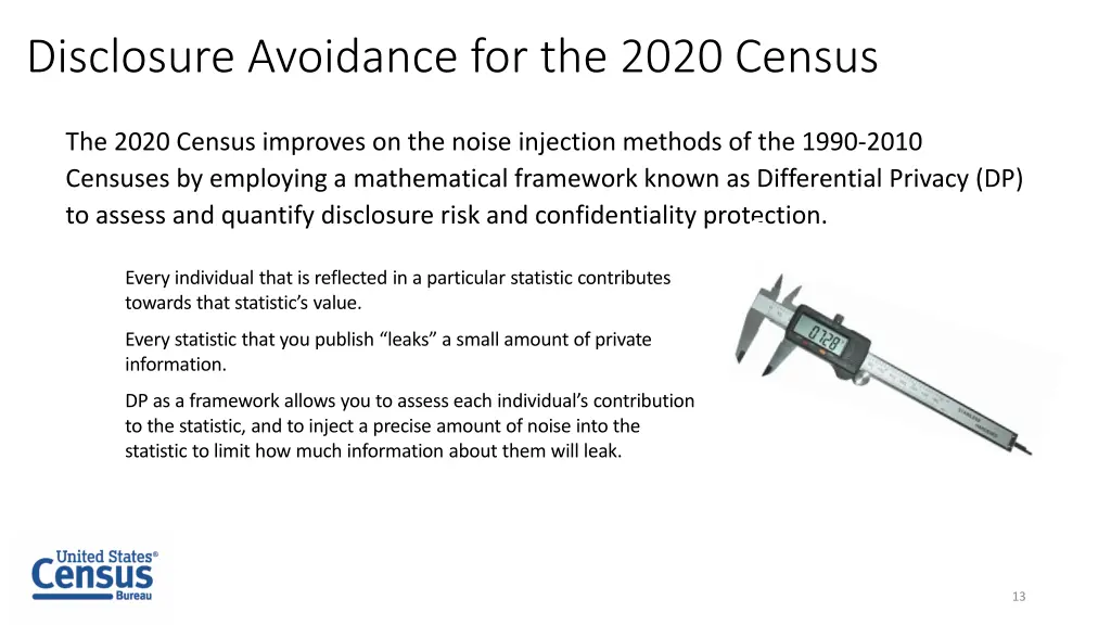 disclosure avoidance for the 2020 census