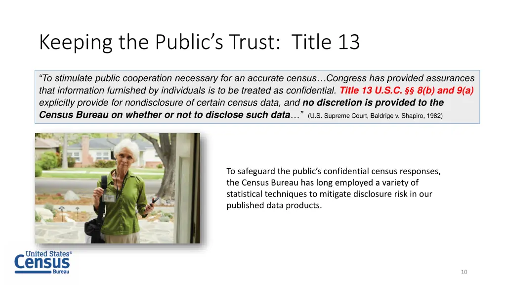 keeping the public s trust title 13