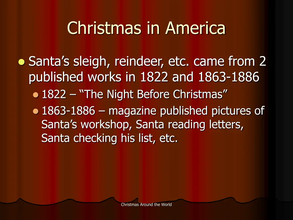 christmas in america 1