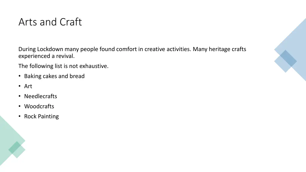 arts and craft
