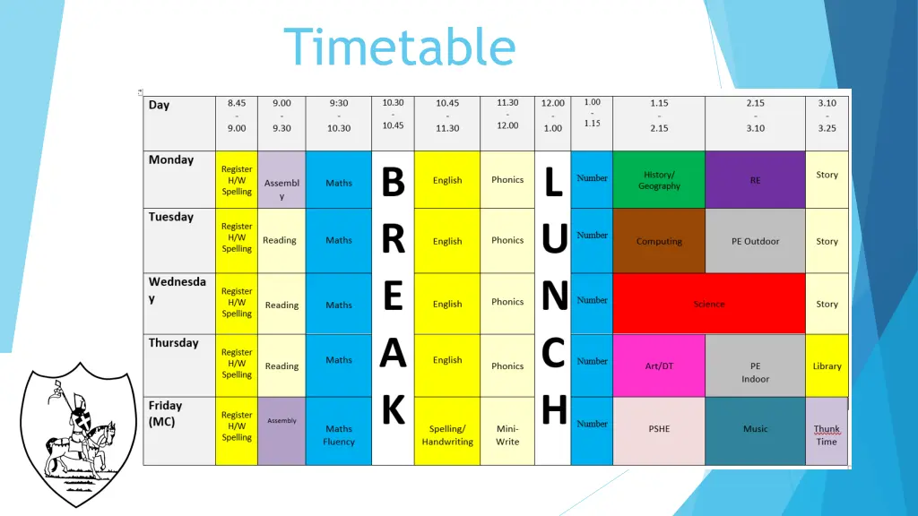 timetable
