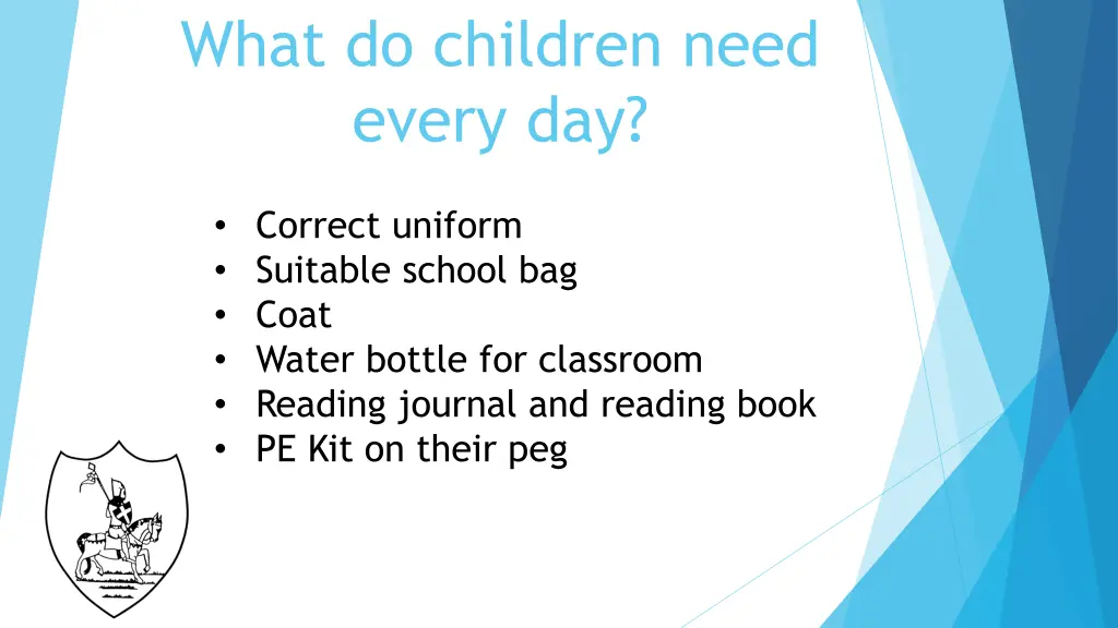 what do children need every day