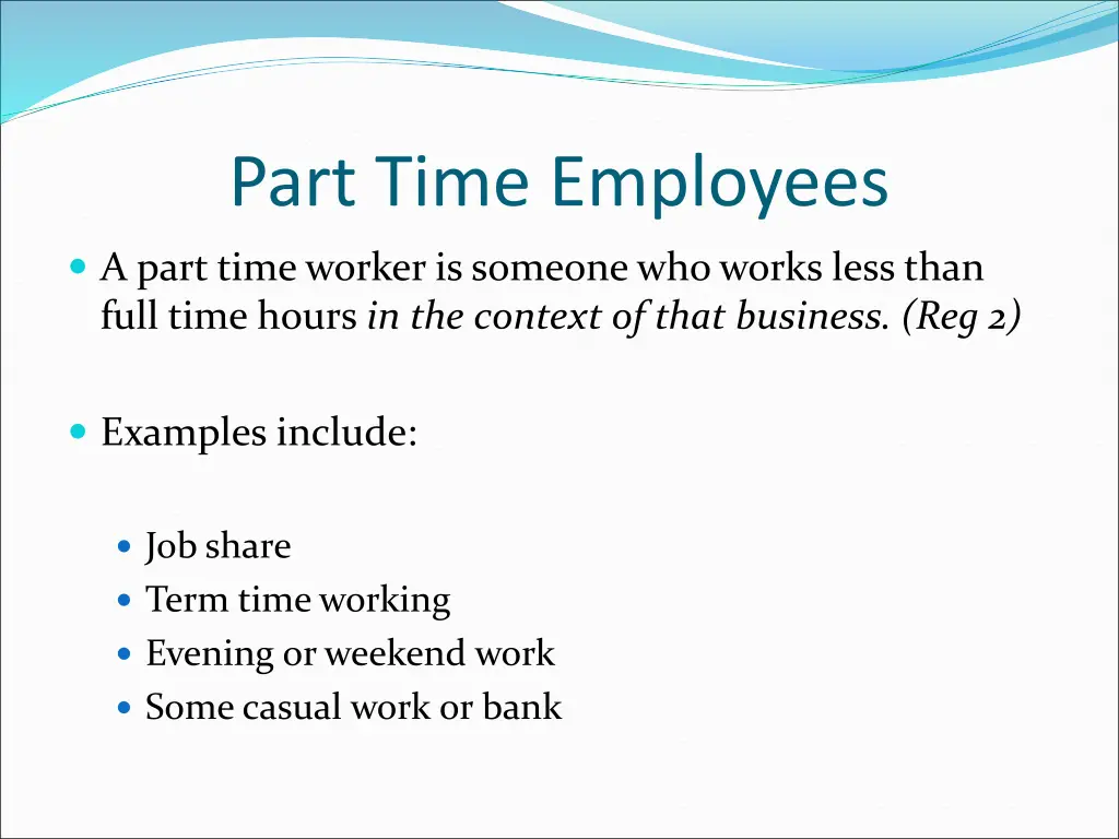 part time employees 1