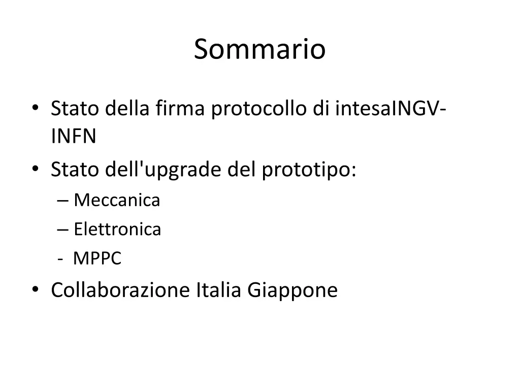 sommario