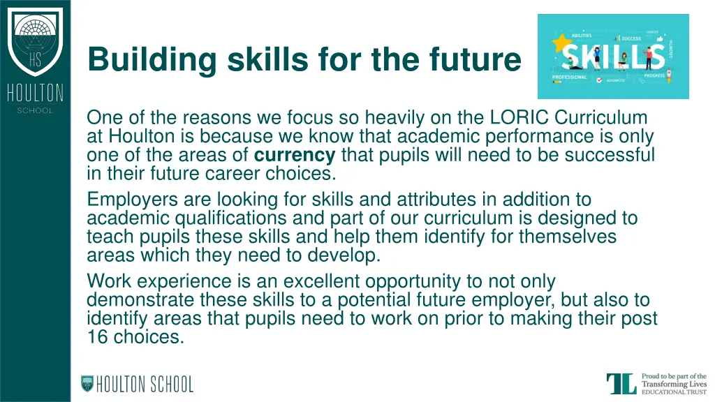 building skills for the future