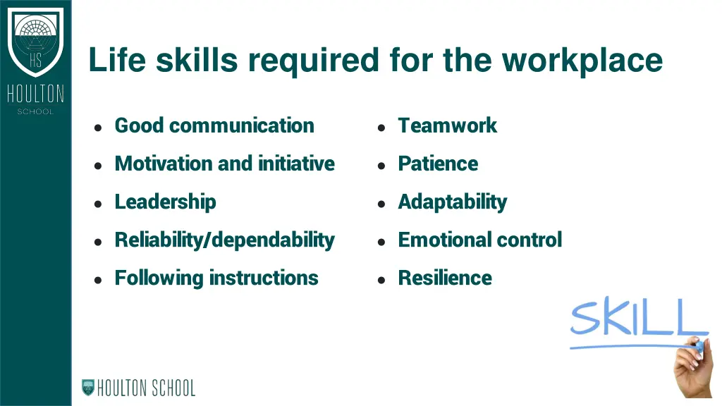 life skills required for the workplace