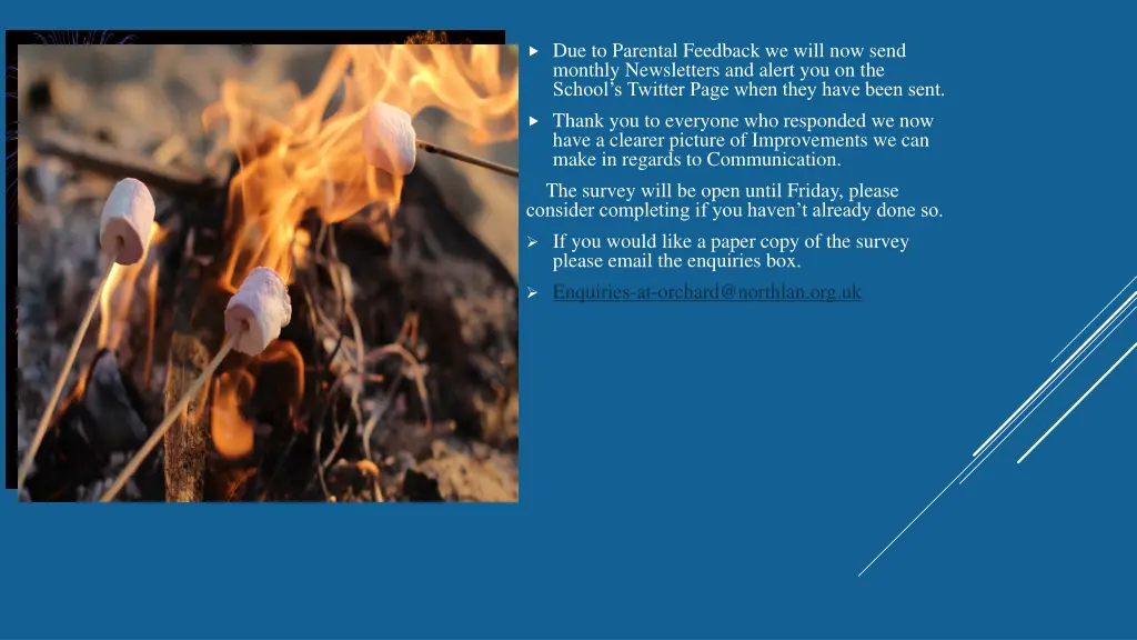due to parental feedback we will now send monthly