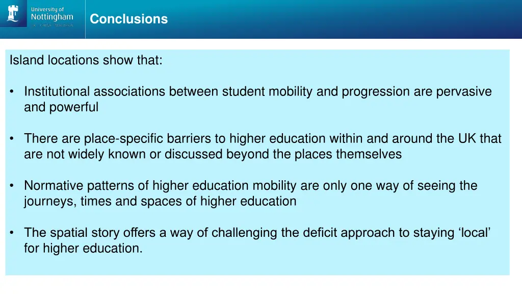 conclusions