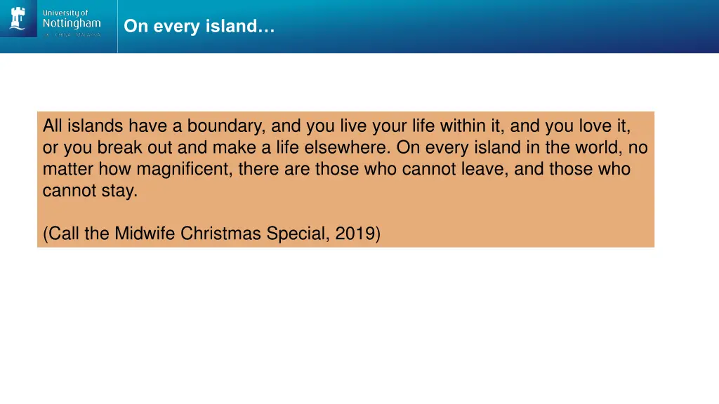 on every island