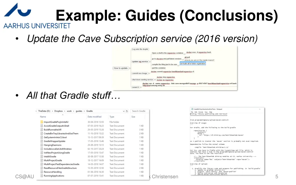 example guides conclusions