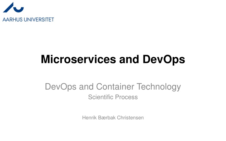 microservices and devops