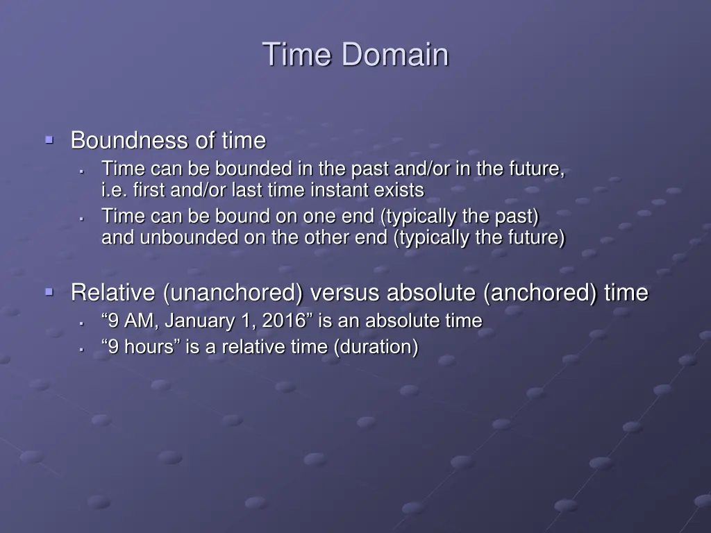 time domain 2
