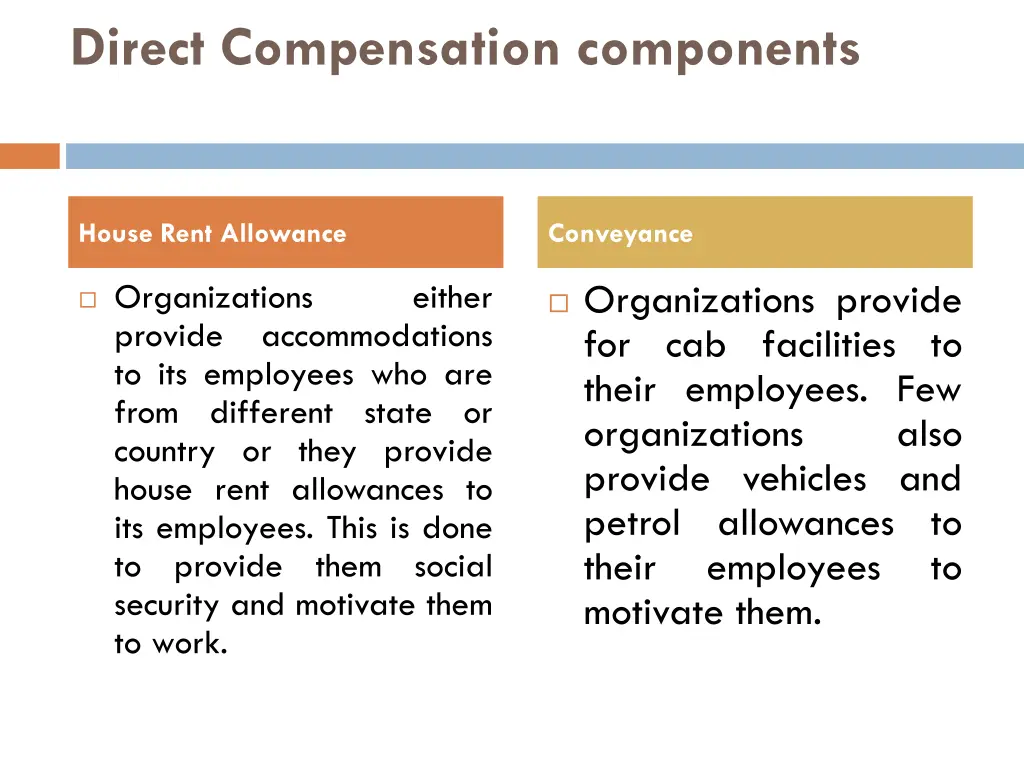 direct compensation components 2