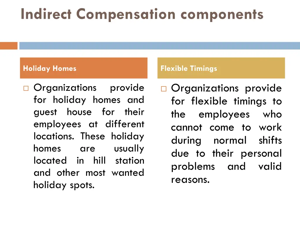 indirect compensation components 4
