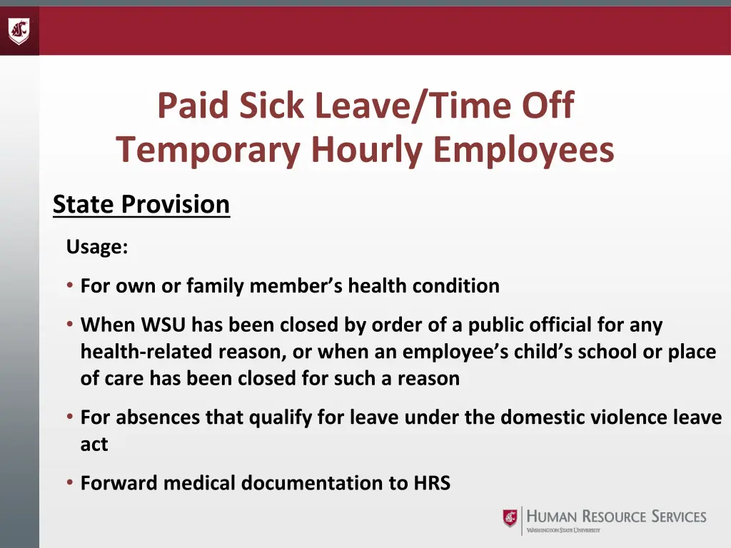 paid sick leave time off temporary hourly 1