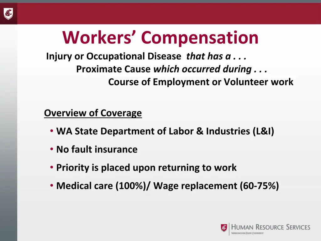 workers compensation