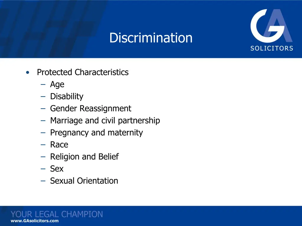 discrimination