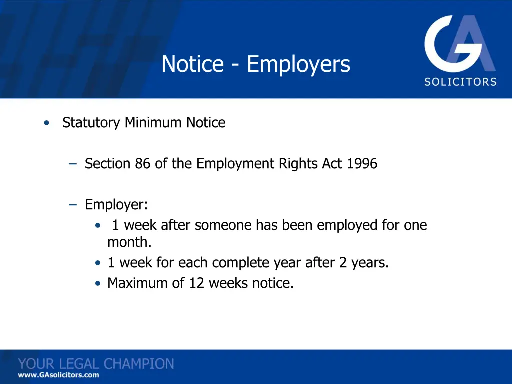 notice employers