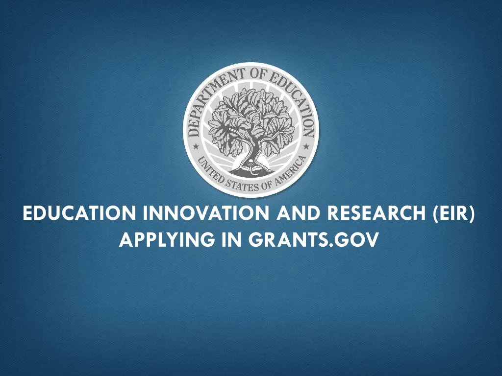 education innovation and research eir applying 1
