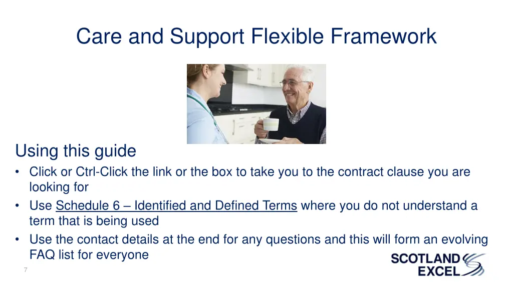 care and support flexible framework