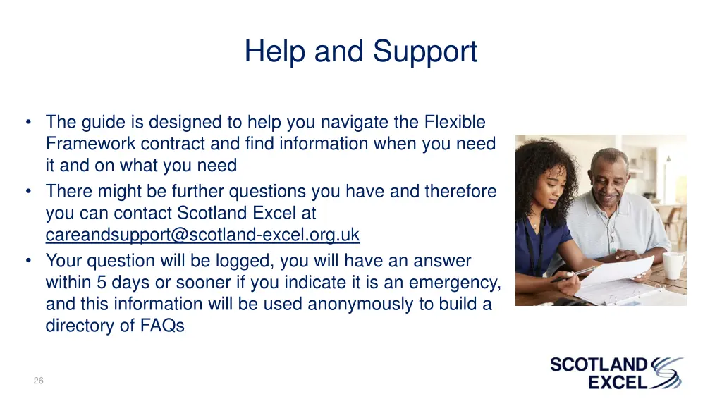 help and support