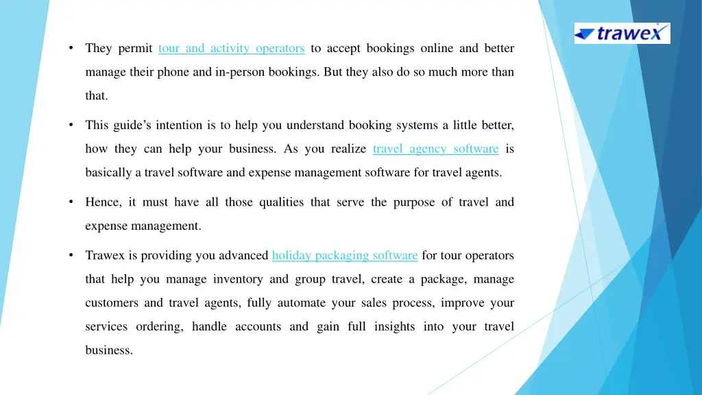 they permit tour and activity operators to accept