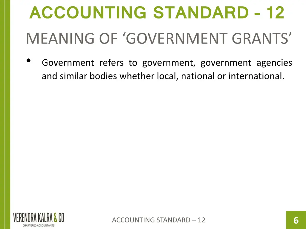 accounting standard 12 meaning of government 1