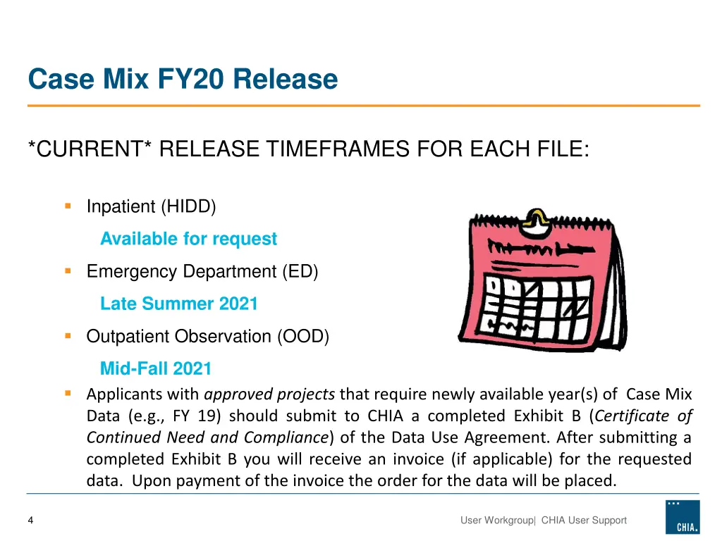 case mix fy20 release