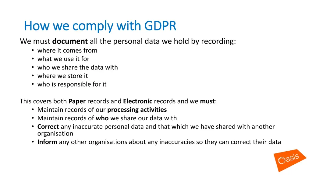 how we comply with gdpr how we comply with gdpr