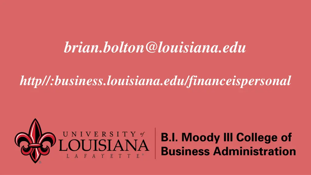 brian bolton@louisiana edu