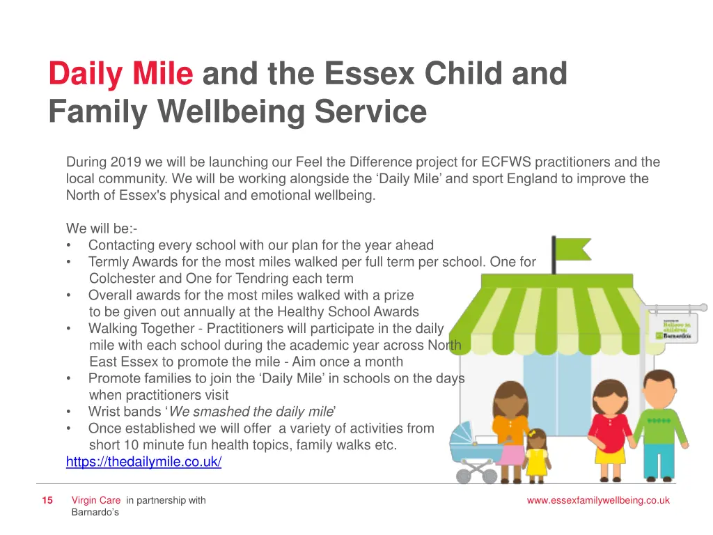 daily mile and the essex child and family