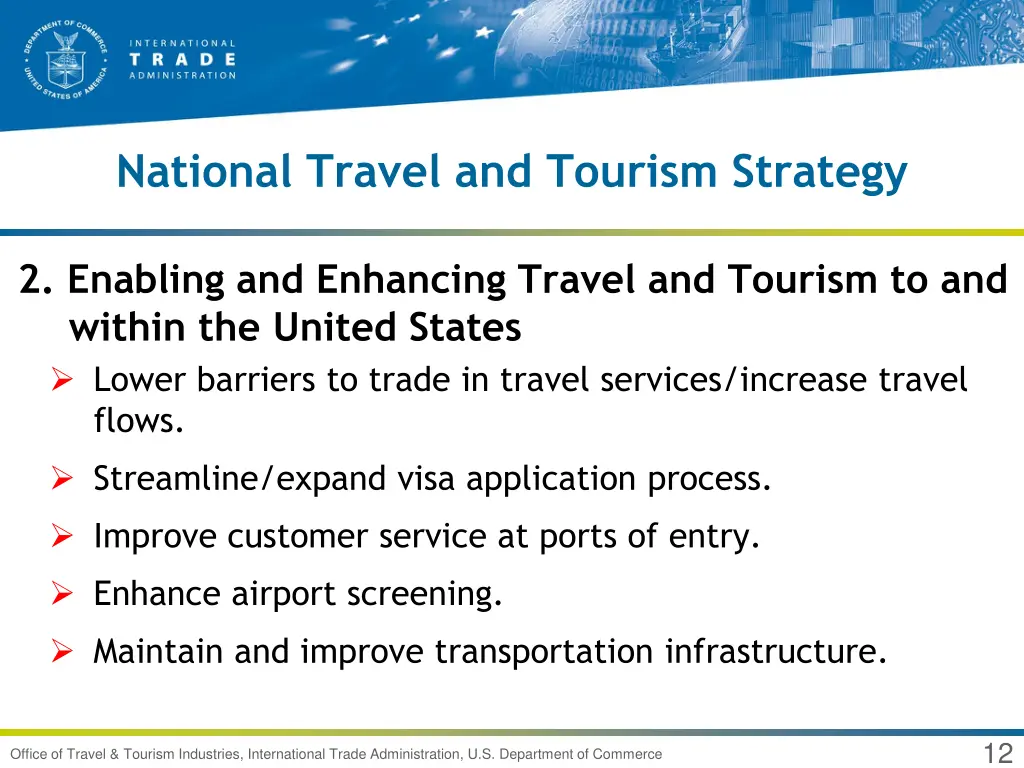 national travel and tourism strategy 10