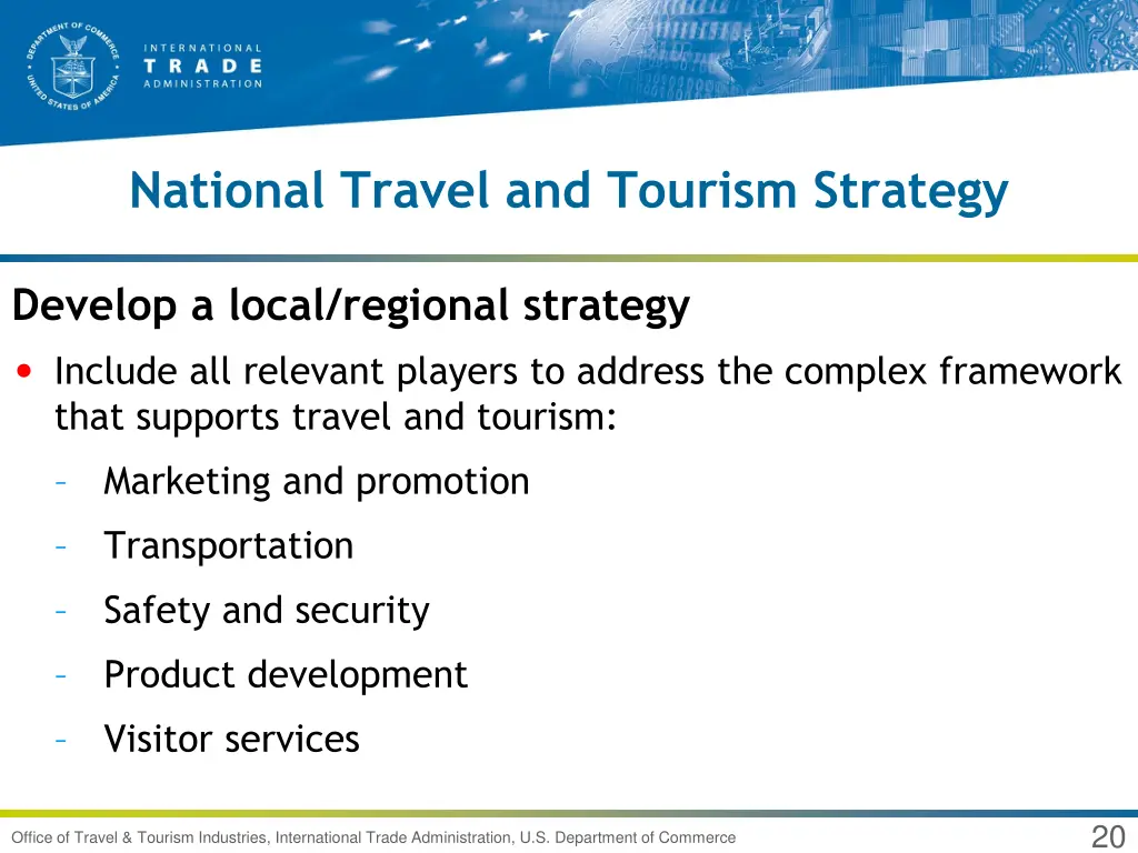 national travel and tourism strategy 15