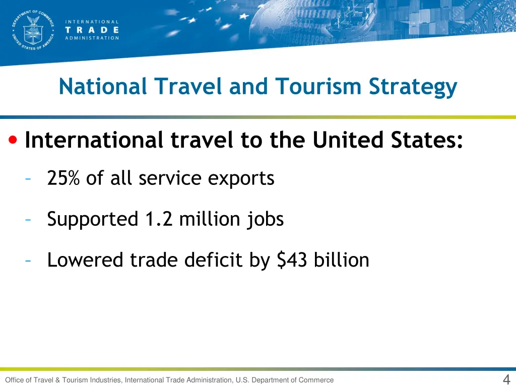 national travel and tourism strategy 2
