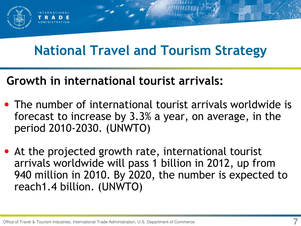 national travel and tourism strategy 5
