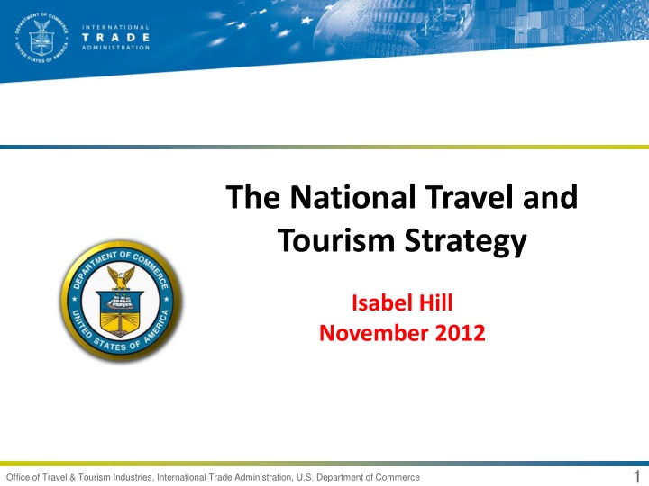 the national travel and tourism strategy