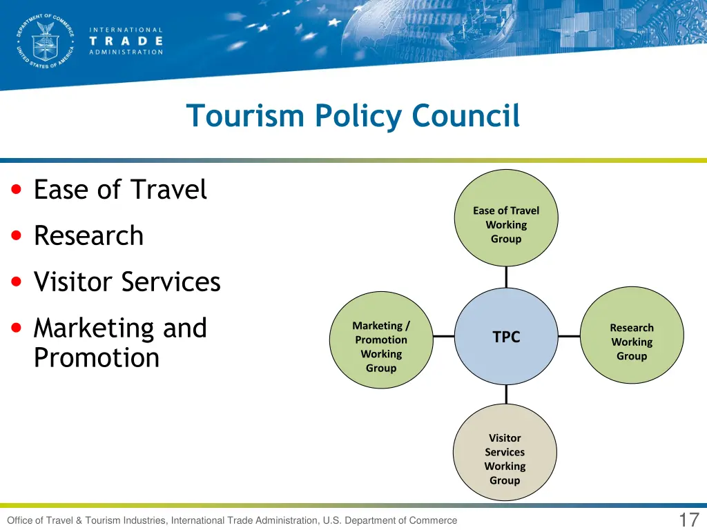 tourism policy council