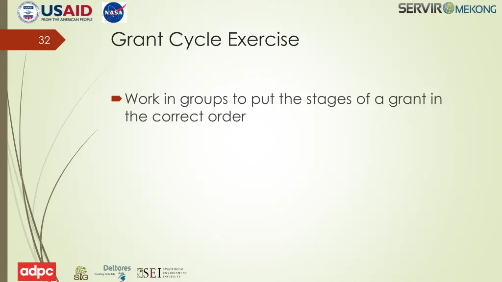 grant cycle exercise