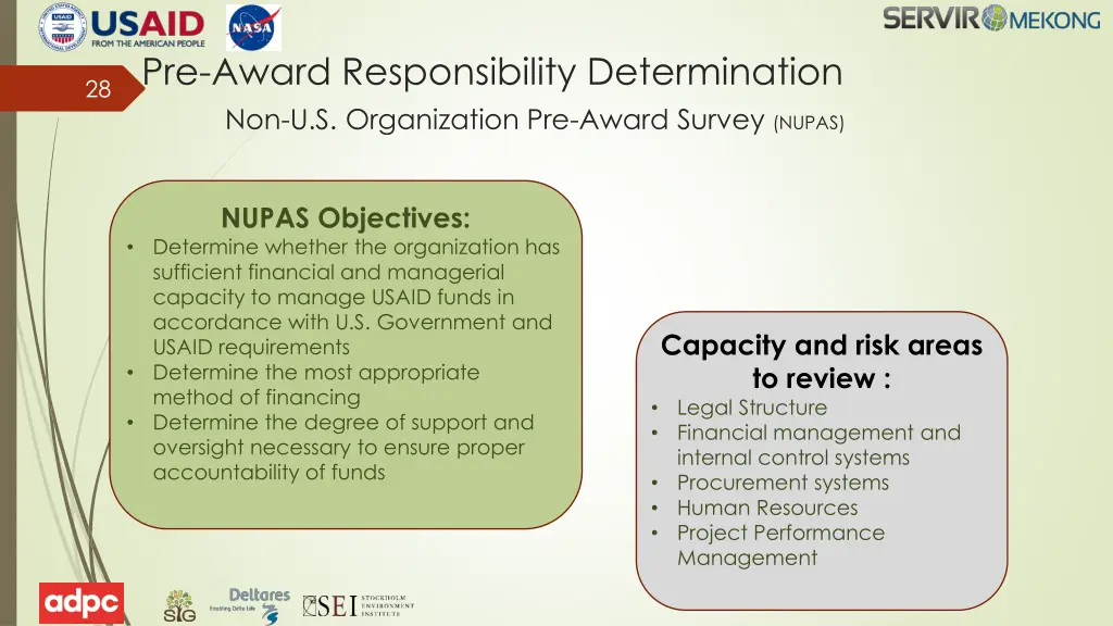 pre award responsibility determination