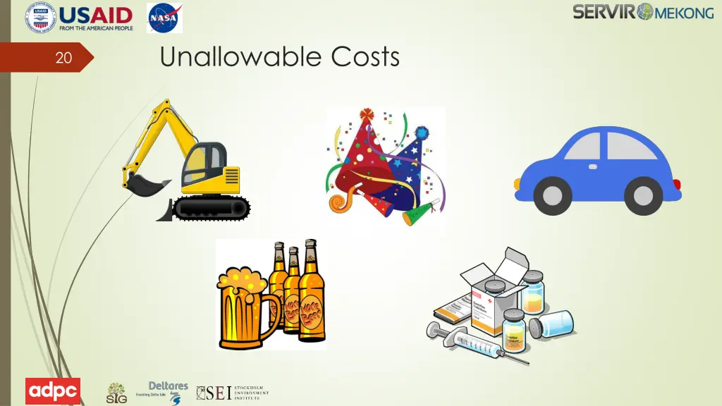 unallowable costs