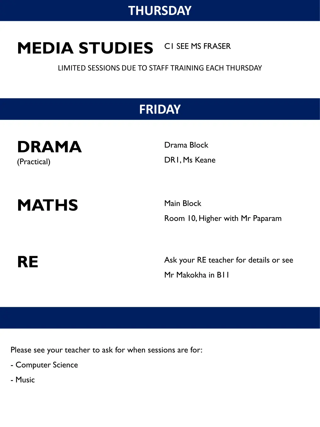 thursday