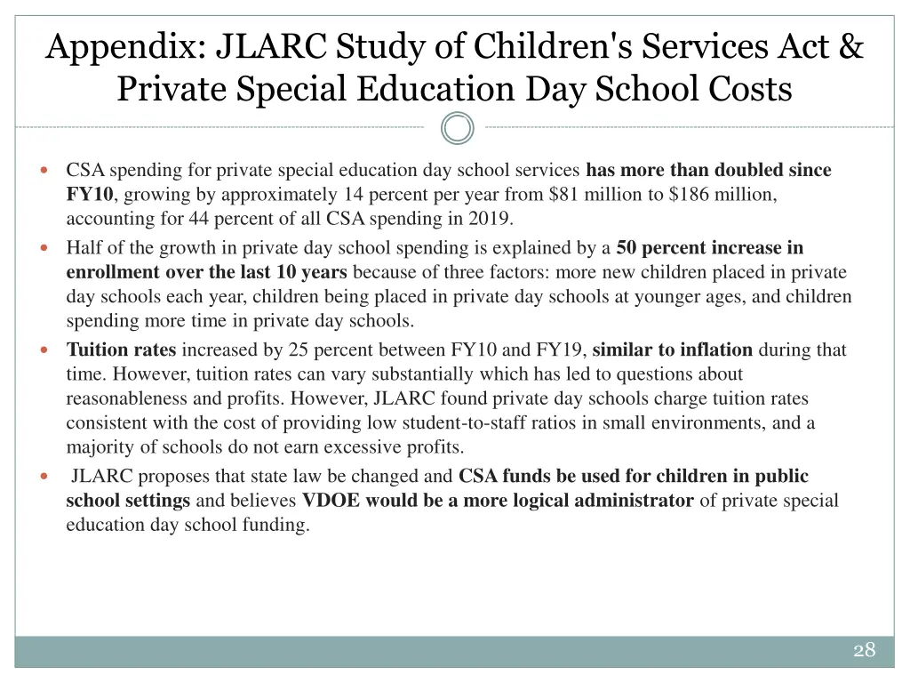 appendix jlarc study of children s services