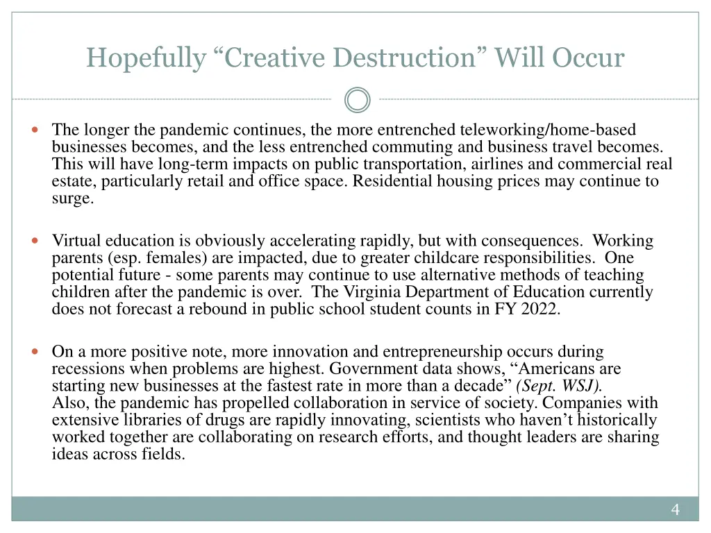 hopefully creative destruction will occur