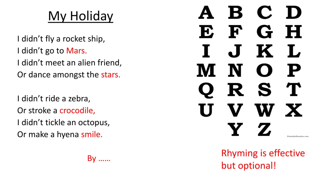 my holiday 1