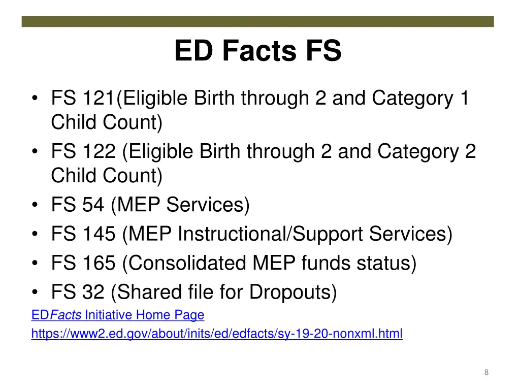 ed facts fs