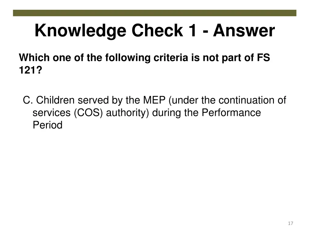 knowledge check 1 answer