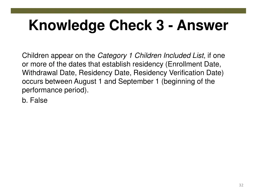 knowledge check 3 answer