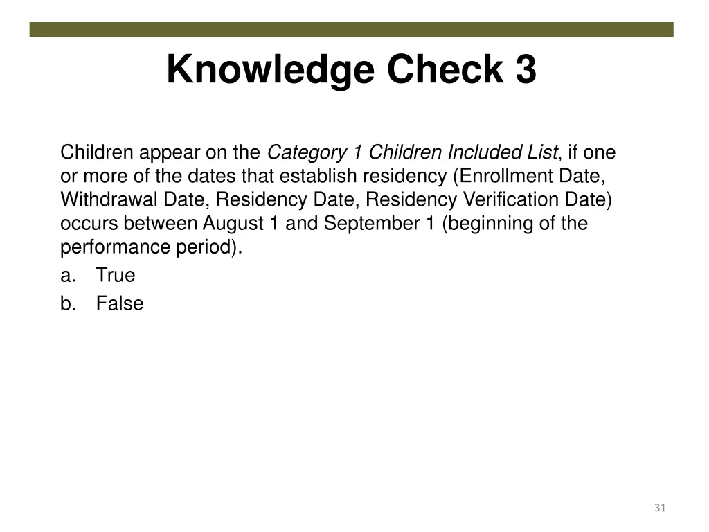 knowledge check 3